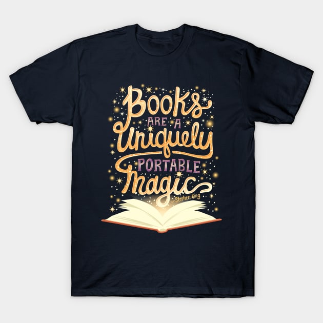 Books are magic T-Shirt by risarodil